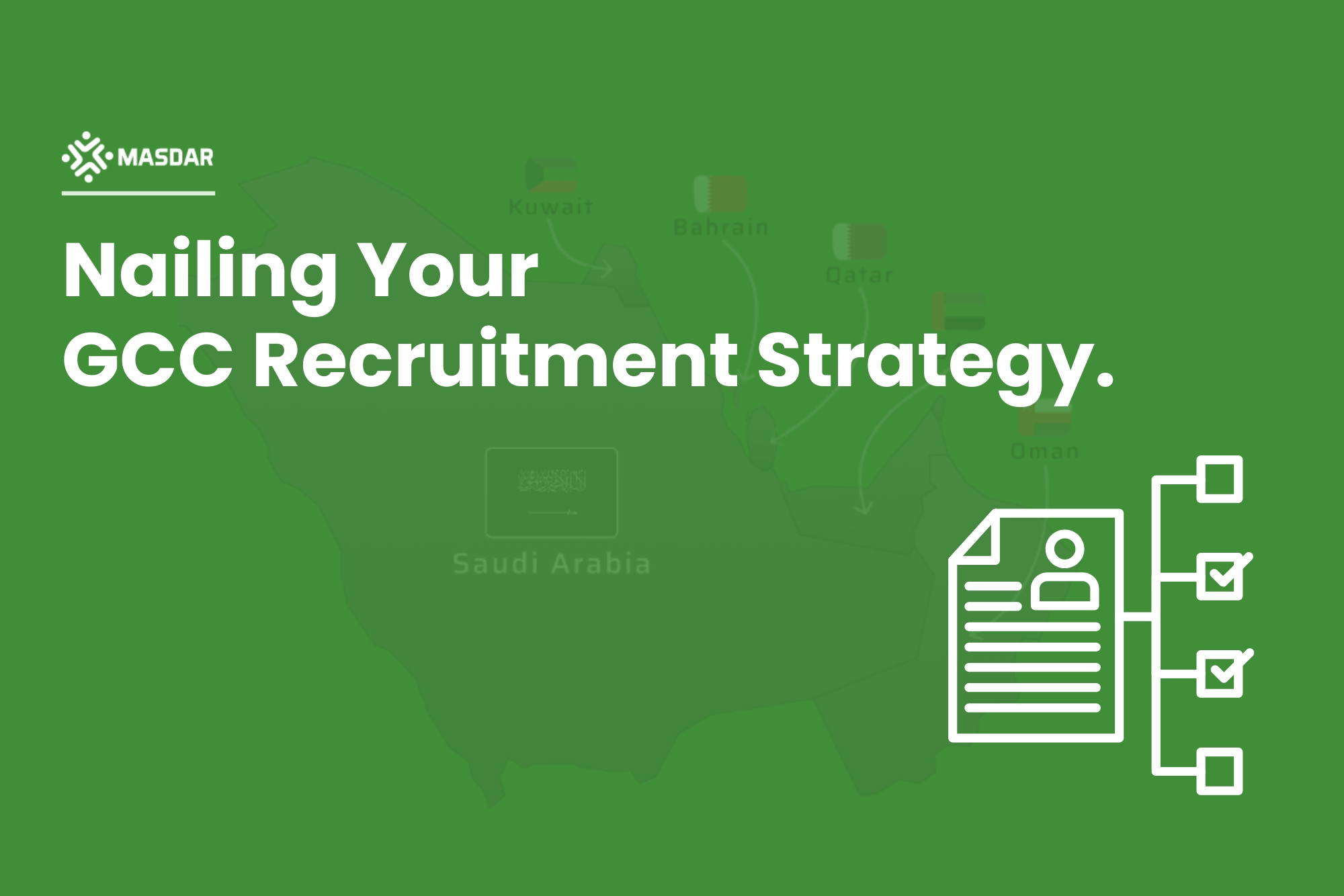 Nailing Your GCC Recruitment Strategy: Your Roadmap with Masdar EOR